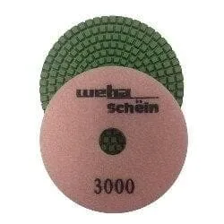 3" Weha Schein Diamond Polishing Pads 3mm Thick