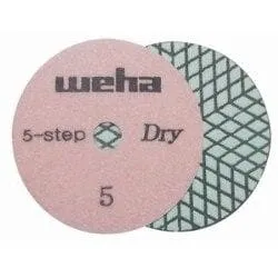 4" Weha 5 Step Dry Diamond Polishing Pads