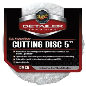 5" DA Microfiber Cutting Disc, (Pack of 2) MEGDMC5