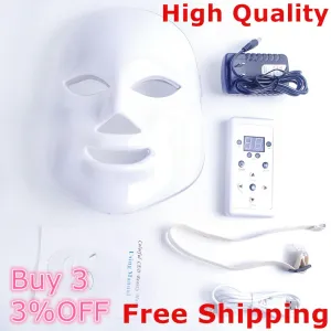 7 Colors Beauty Therapy Photon LED Facial Mask Light Skin Care Rejuvenation Wrinkle Acne Removal Face Beauty Spa Instrument 30