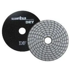 7 Step Spiral Dry Diamond Polishing Pads