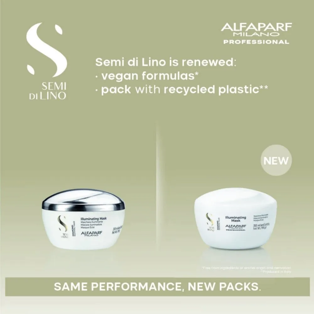 Alfaparf Milano Semi Di Lino Diamond Illuminating Mask 200ml