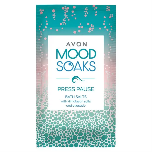 Avon Mood Soaks Bath Salts - 3x 80g