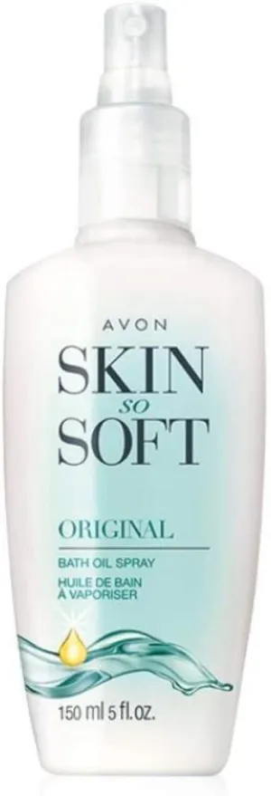 Avon Skin So Soft Original Bath Oil Spray with Pump 5 Ounce