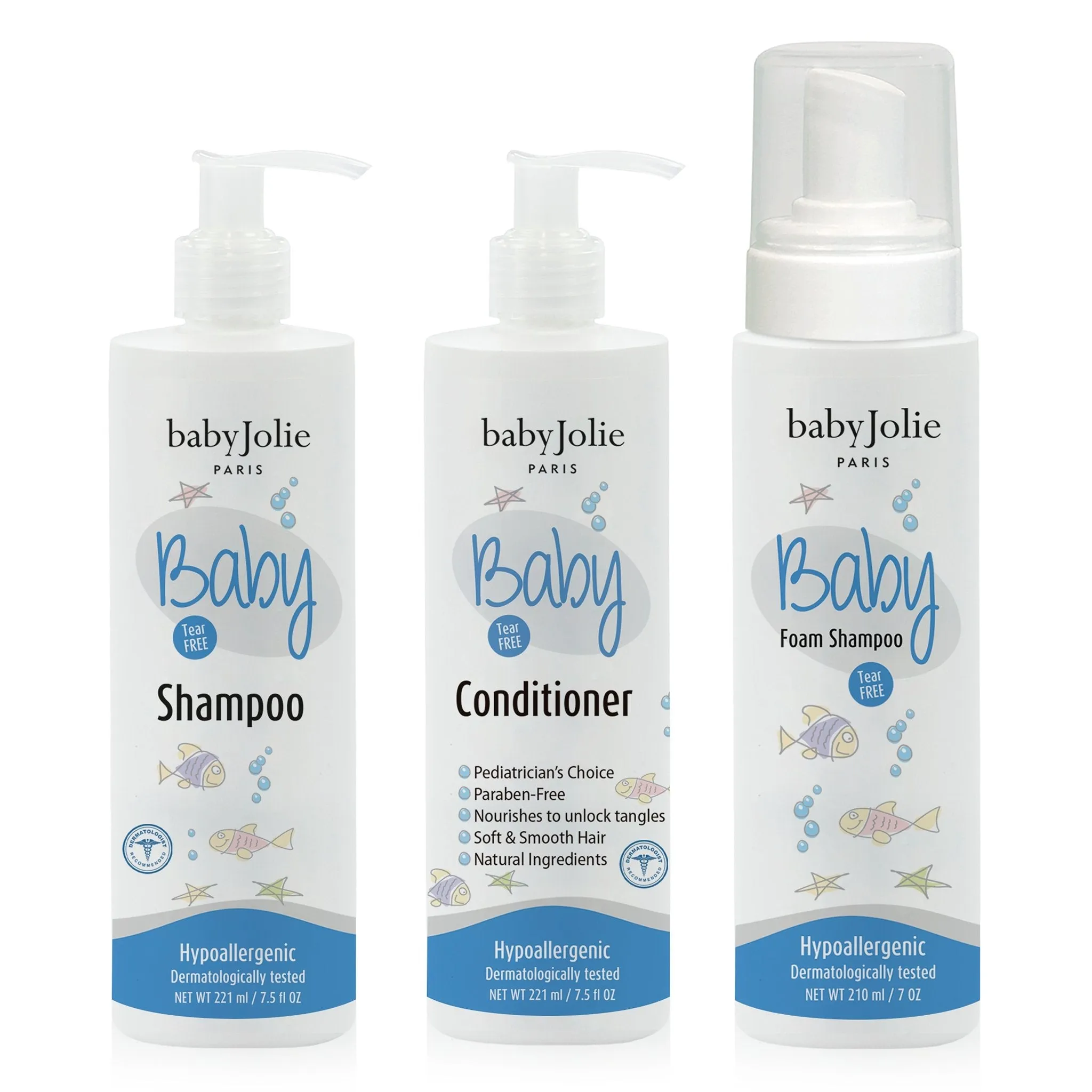 Baby Hair | Shampoo, Foam & Conditioner Bundle