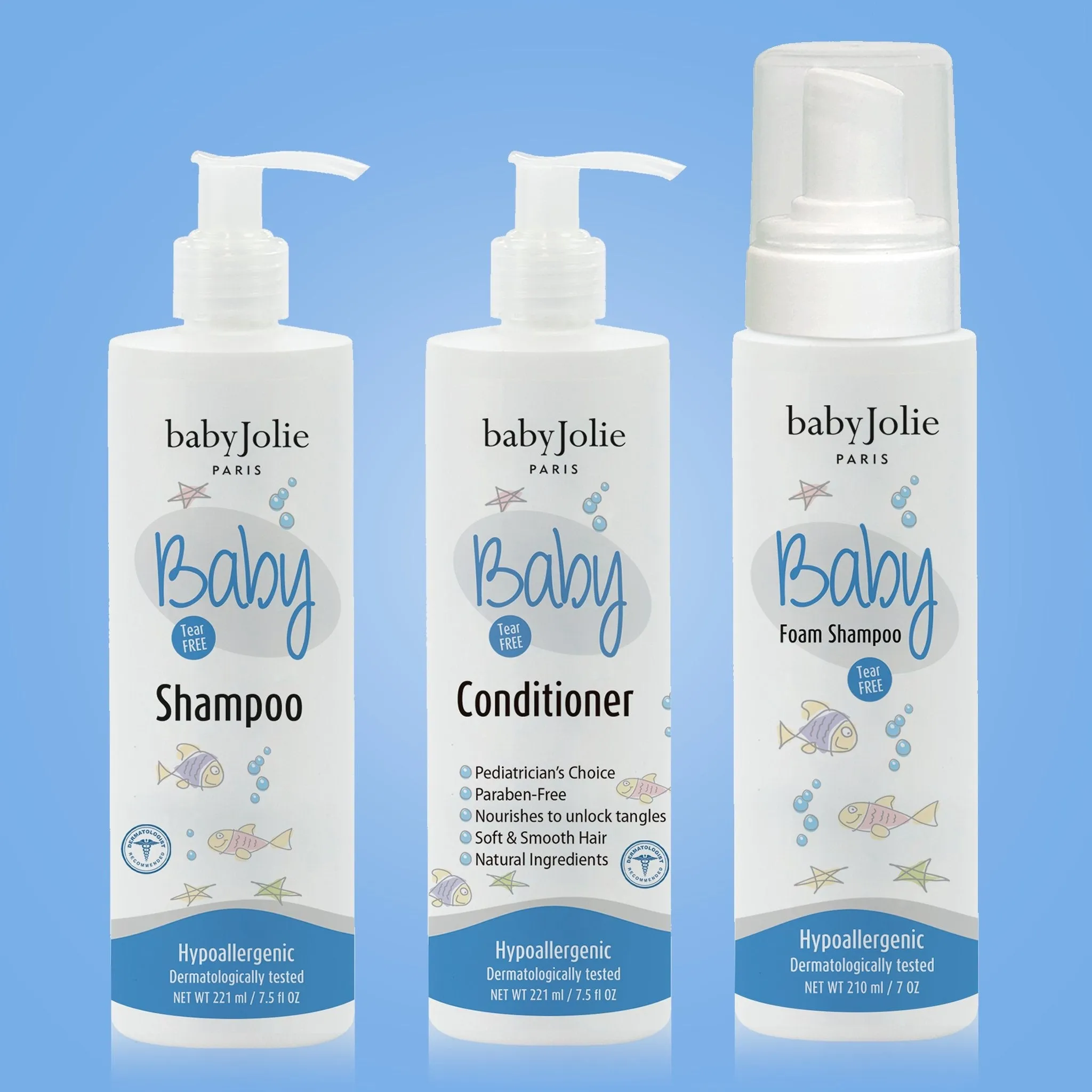 Baby Hair | Shampoo, Foam & Conditioner Bundle