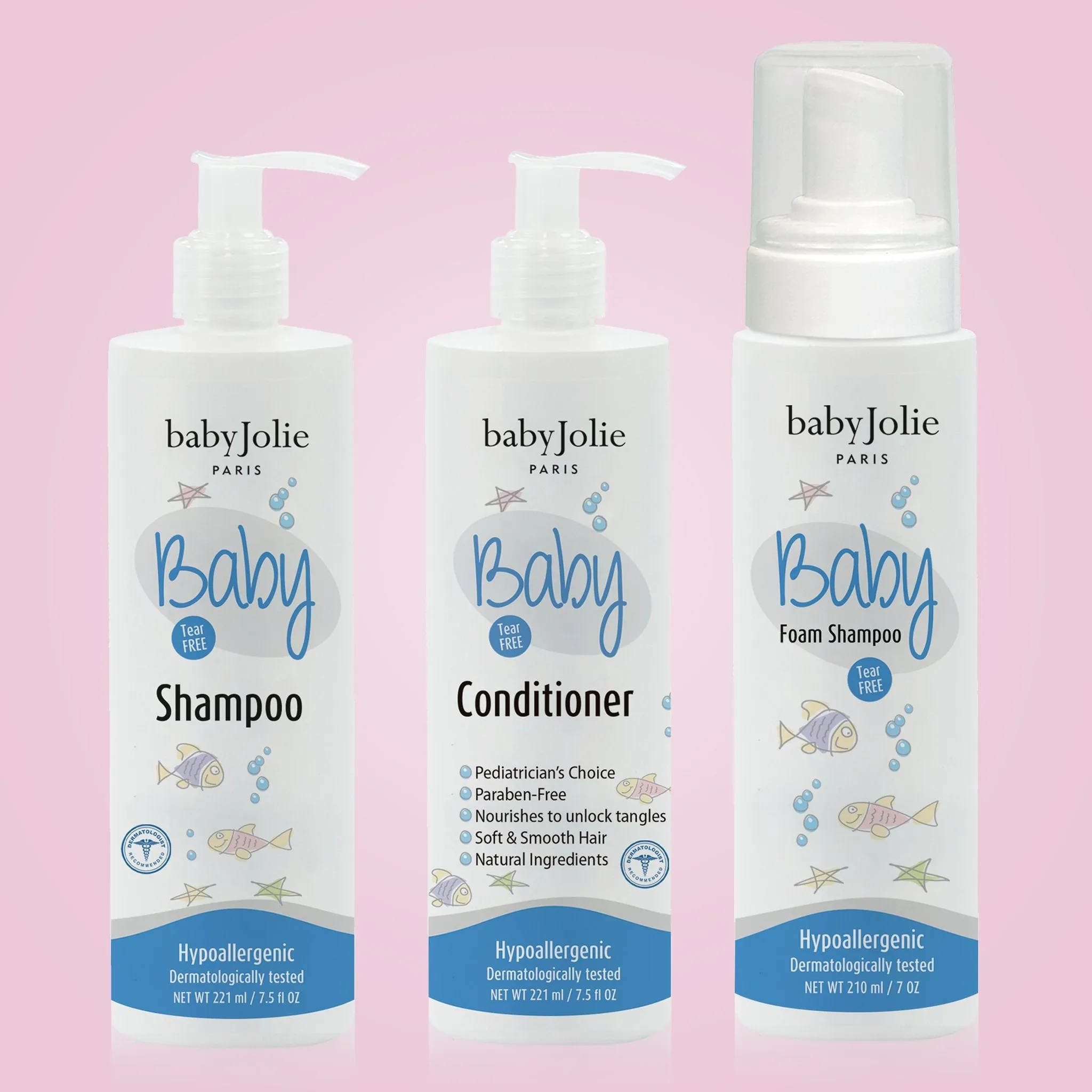 Baby Hair | Shampoo, Foam & Conditioner Bundle