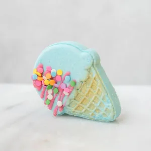 Bath Bomb - Blue Ice Cream Cone