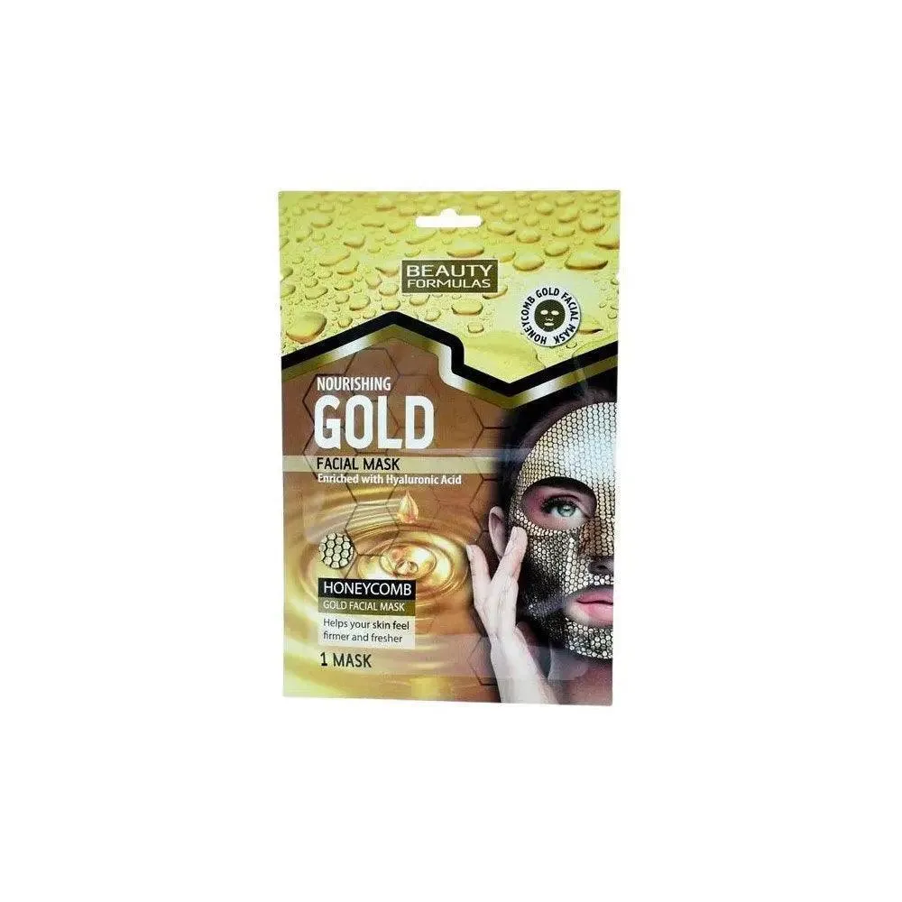 Beauty Formulas Gold Nourishing Honeycomb Mask 1s Pack