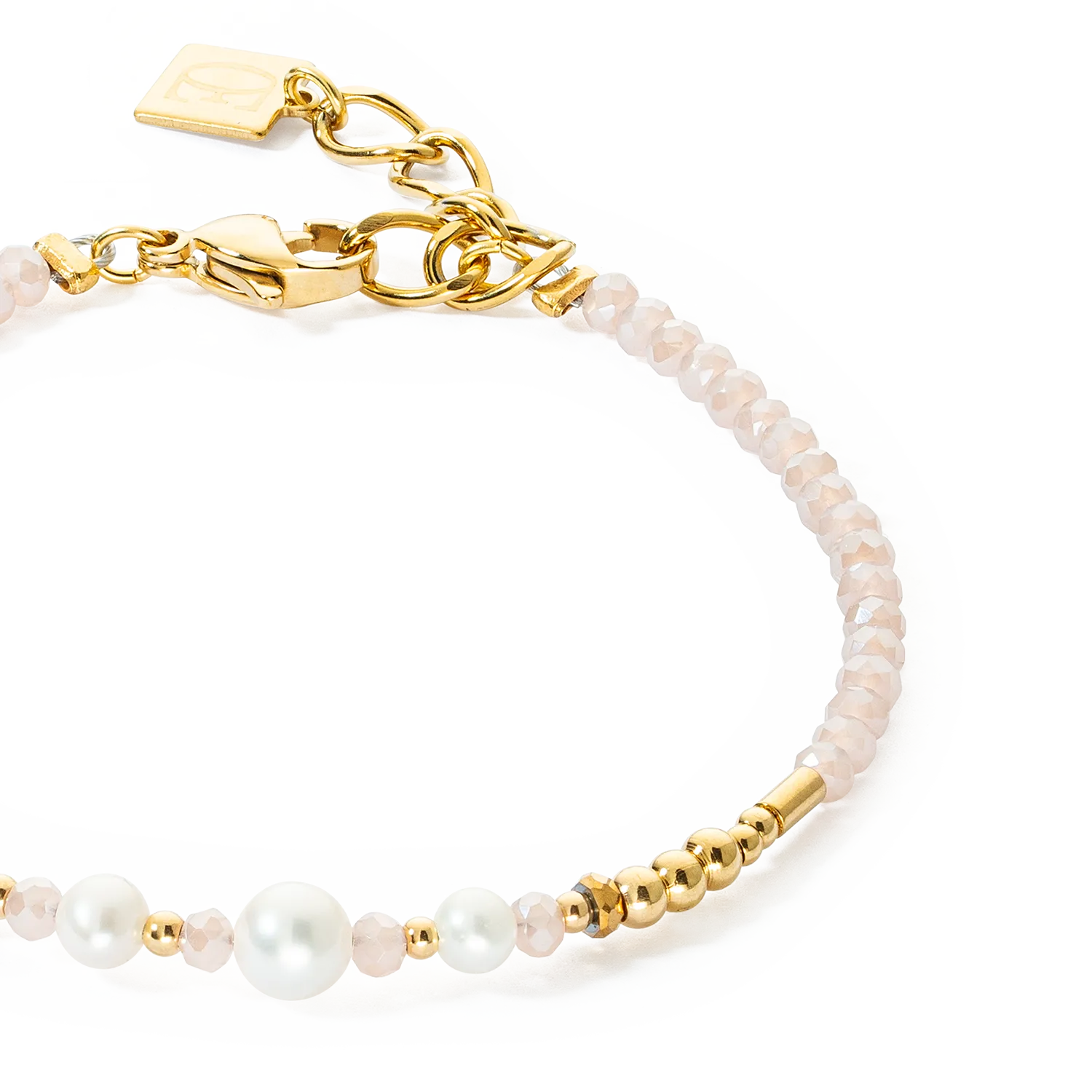 Bracelet Drops Freshwater Pearls gold