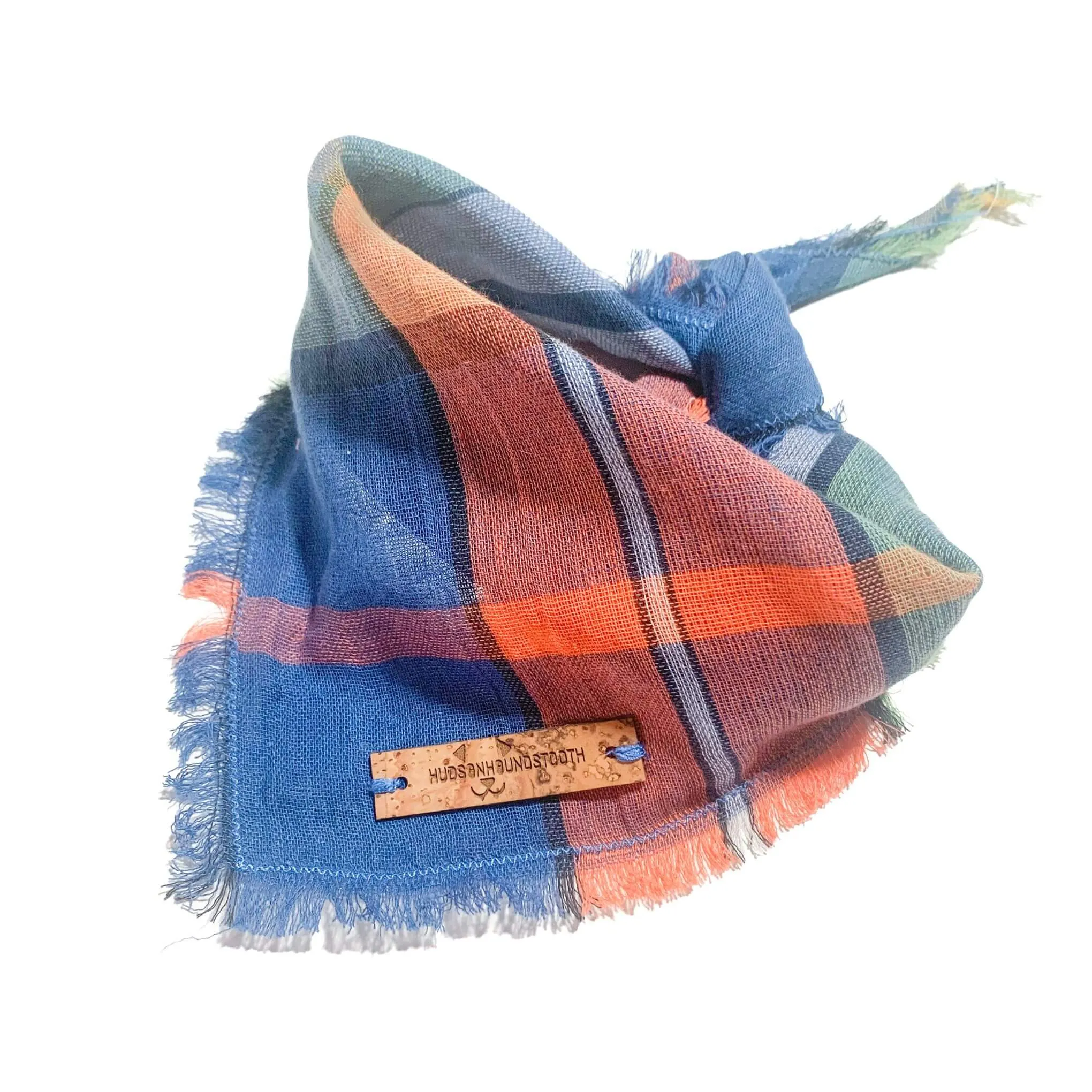 Citrus Sky Tartan Bandana