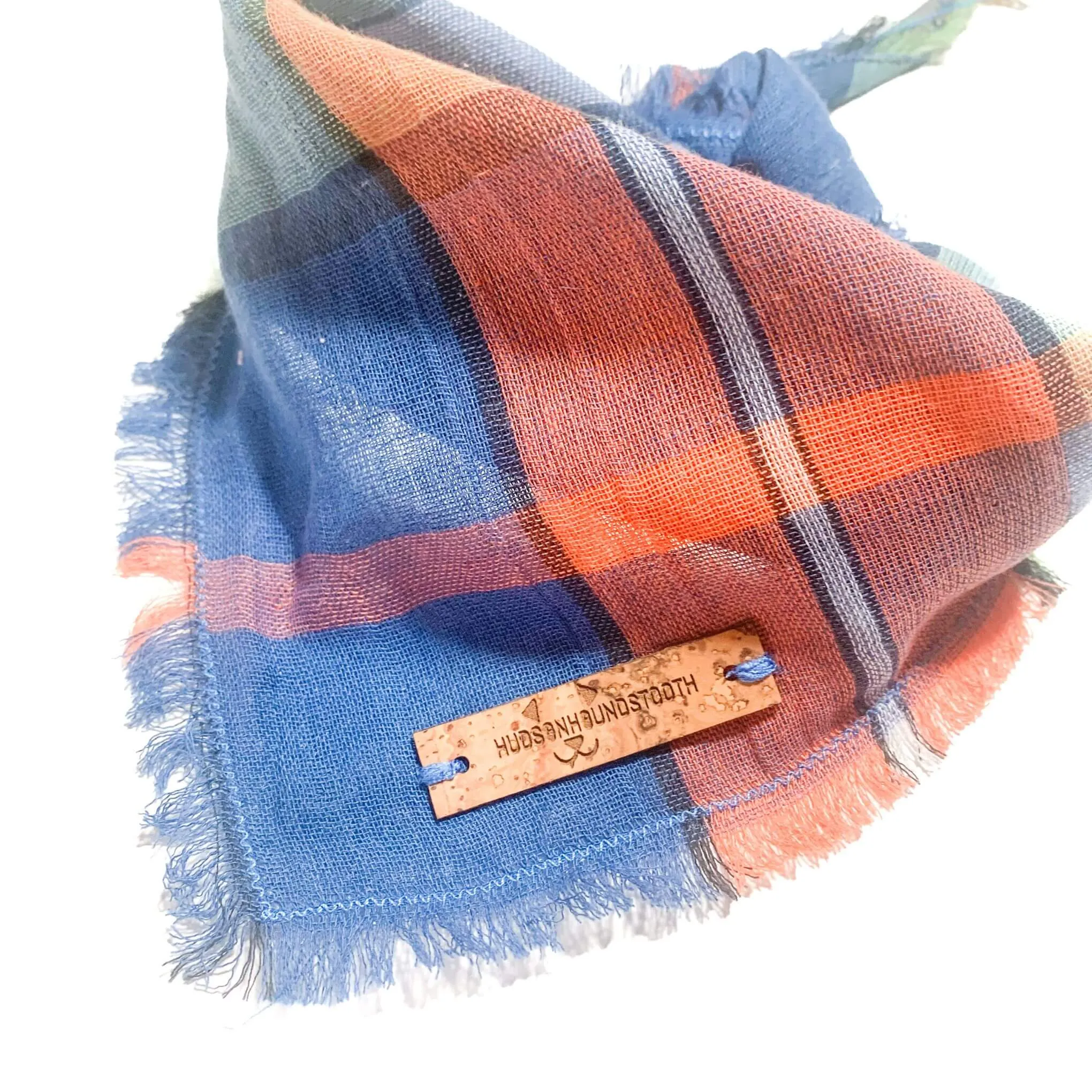 Citrus Sky Tartan Bandana