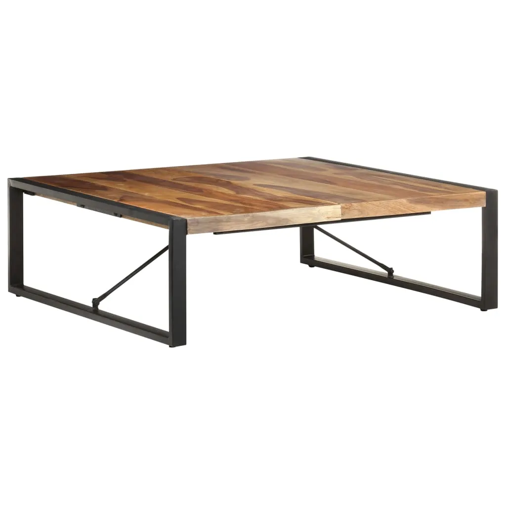 Coffee Table 120x120x40 cm Solid Wood with Sheesham Finish