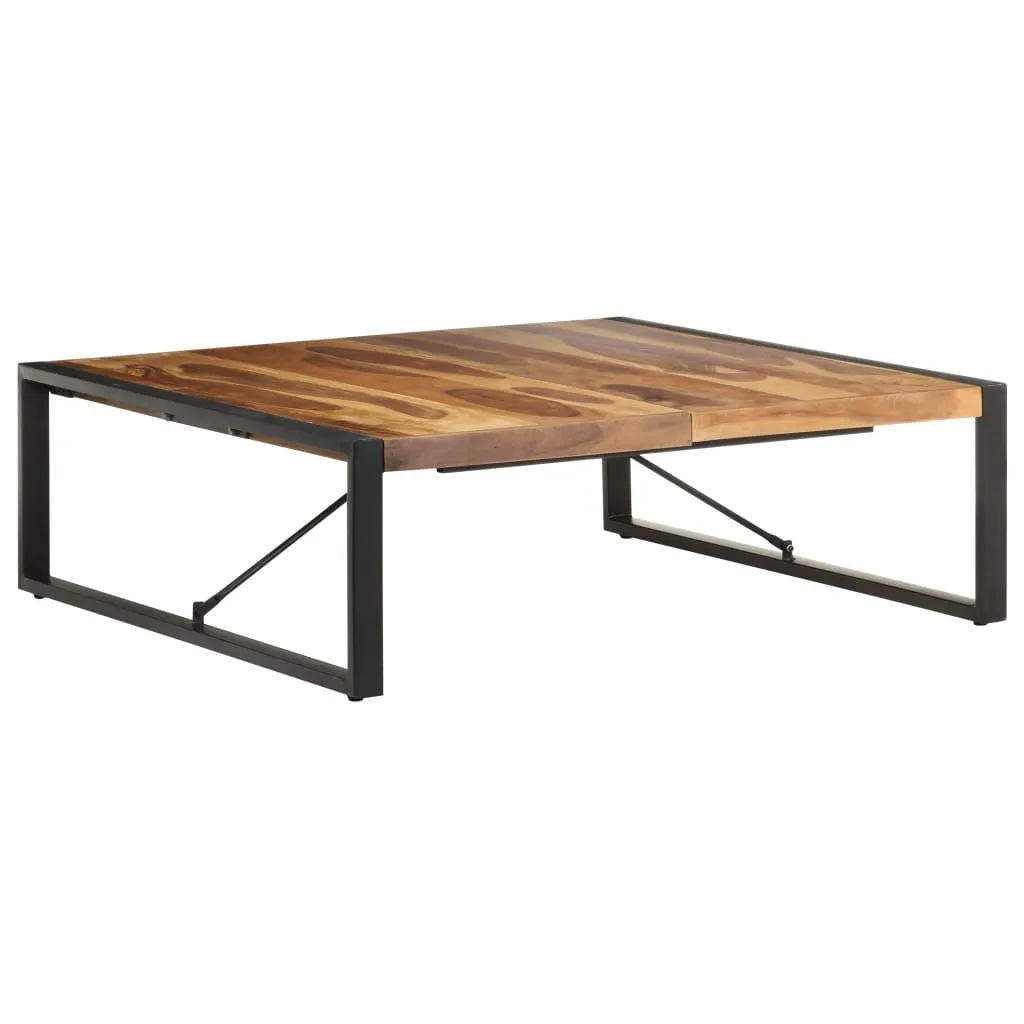 Coffee Table 120x120x40 cm Solid Wood with Sheesham Finish