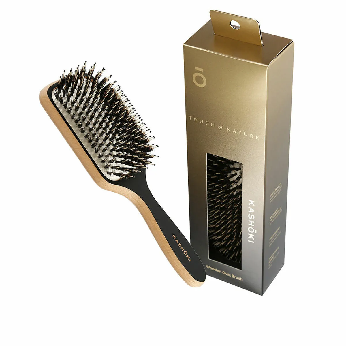 Detangling Hairbrush KashÅki Touch Of Nature Squared