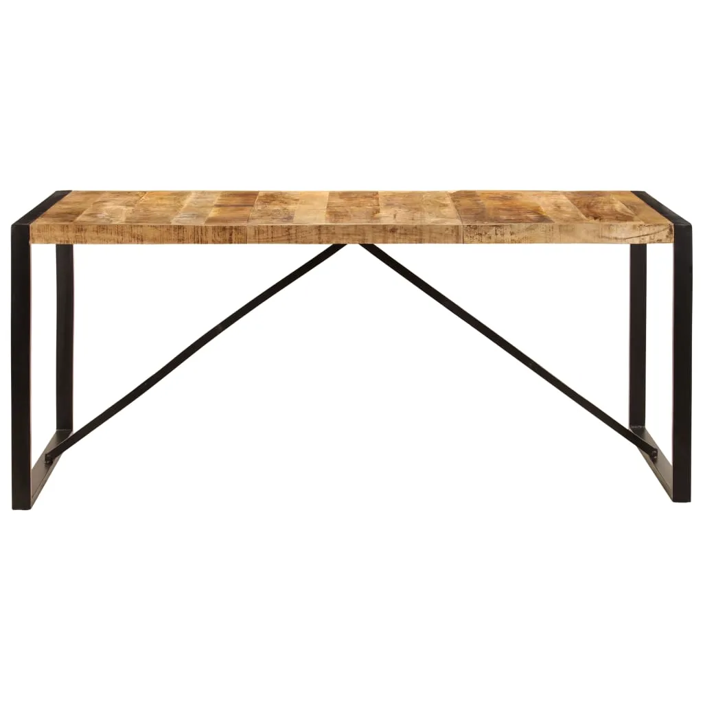 Dining Table Solid Rough Mango Wood 180 cm