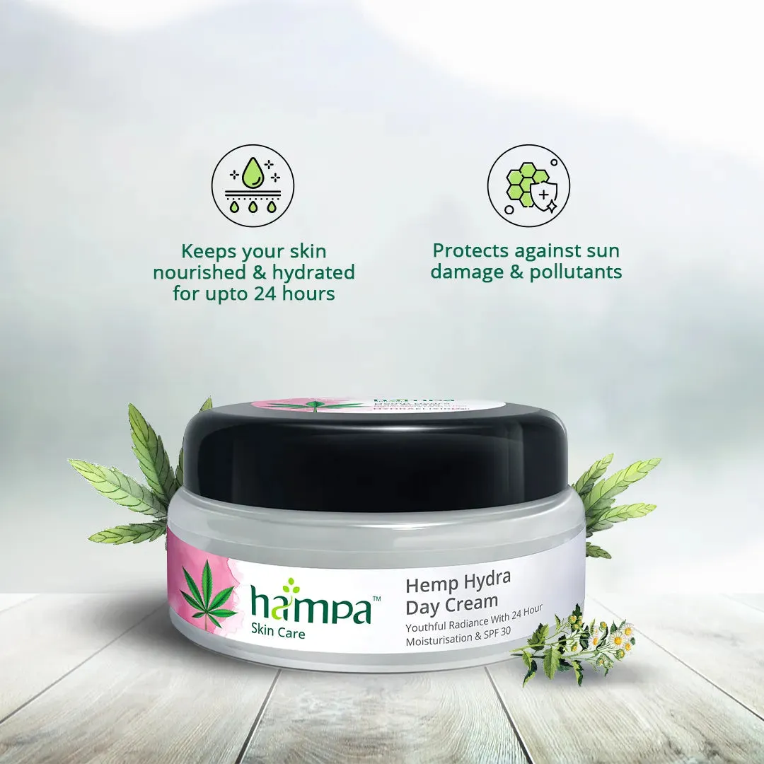 Hampa Wellness- Hemp Hydra Day Cream with SPF30, 50ml