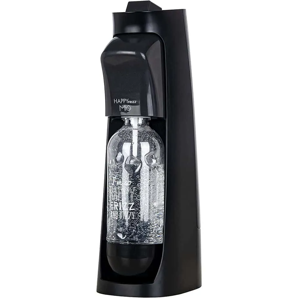 Happy Frizz Mio Sparkling Water Maker & Gas Black MIO01