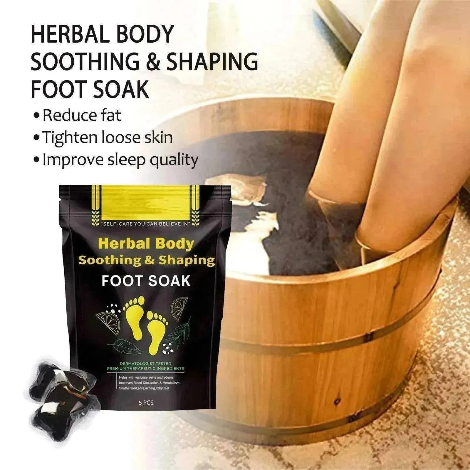 Herbal body soothing & shaping foot soak