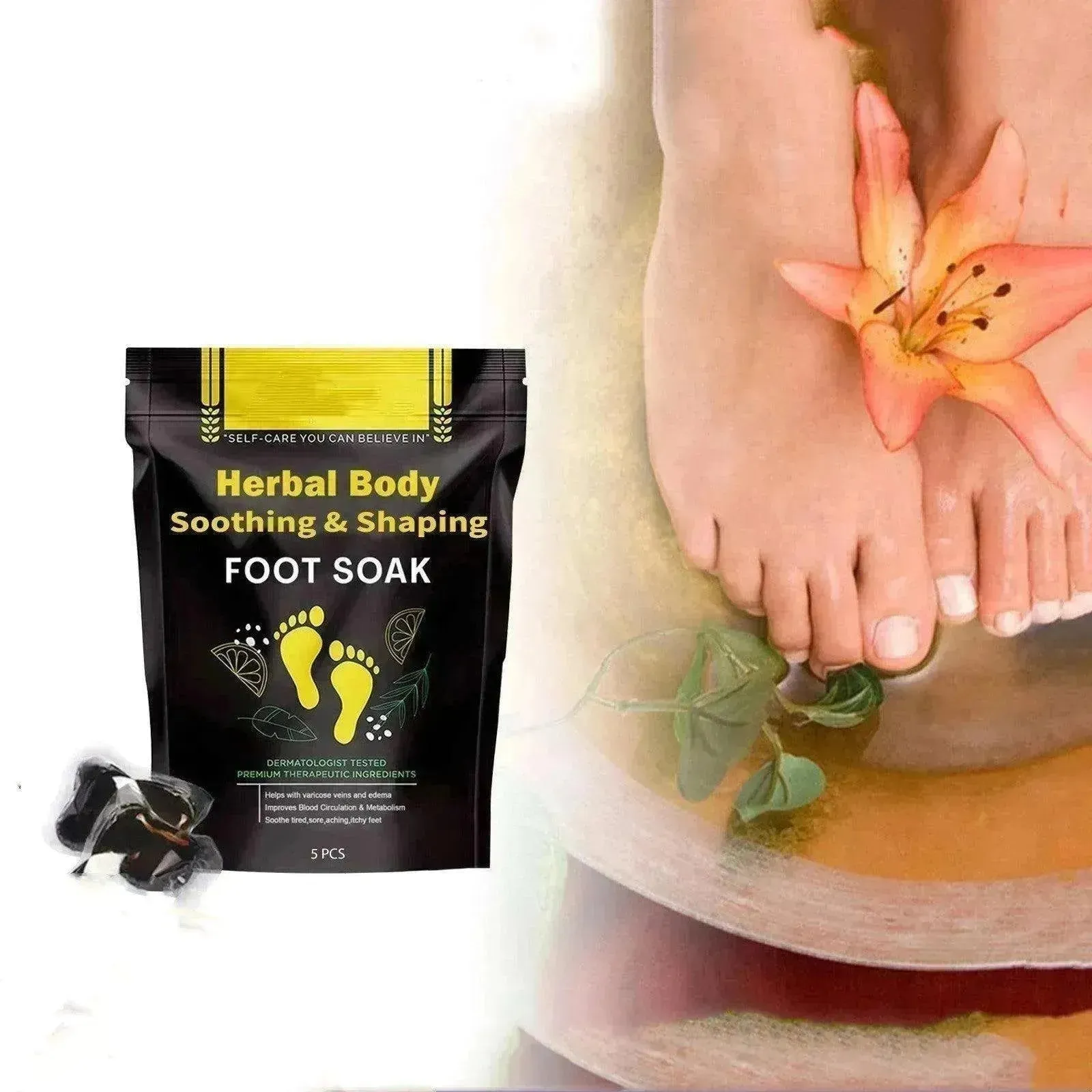 Herbal body soothing & shaping foot soak