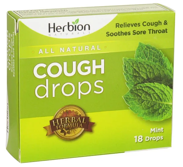 HERBION - Cough Drops Mint - 18 Drops