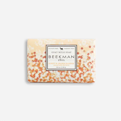 Honey & Orange Blossom Palm-Sized Goat Milk Soap