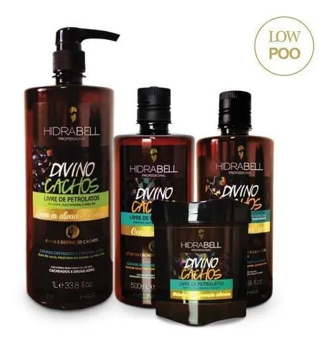 Kit Low Poo Divine Curls Curly Hidrabell