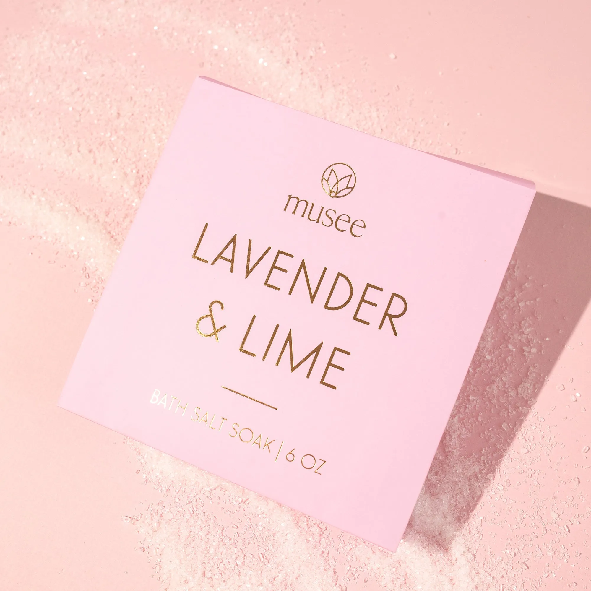 Lavender & Lime Mini Bath Salt Soak