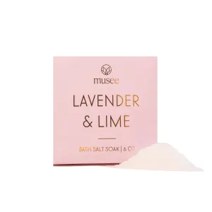 Lavender & Lime Mini Bath Salt Soak