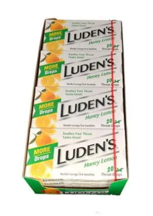 Ludens  Honey Lemon Cough Drops