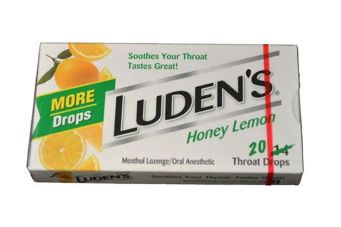 Ludens  Honey Lemon Cough Drops