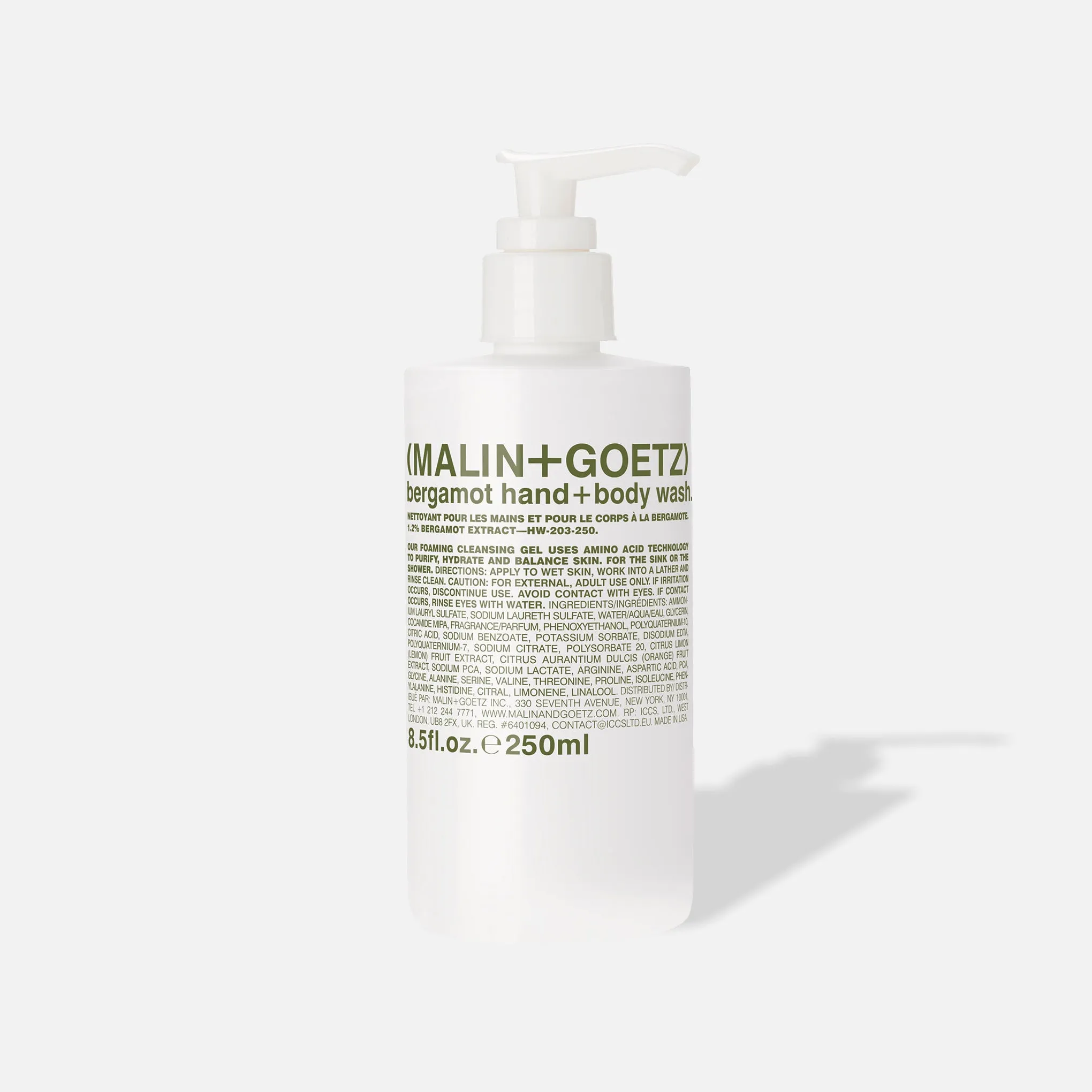 Malin   Goetz Bergamot Hand   Body Wash