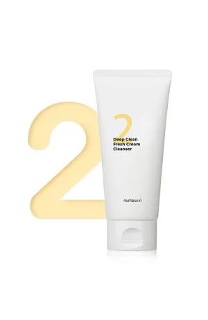 [numbuzin] No. 2 Deep Clean Fresh Cream Cleanser (120Ml/4.06fl.oz)