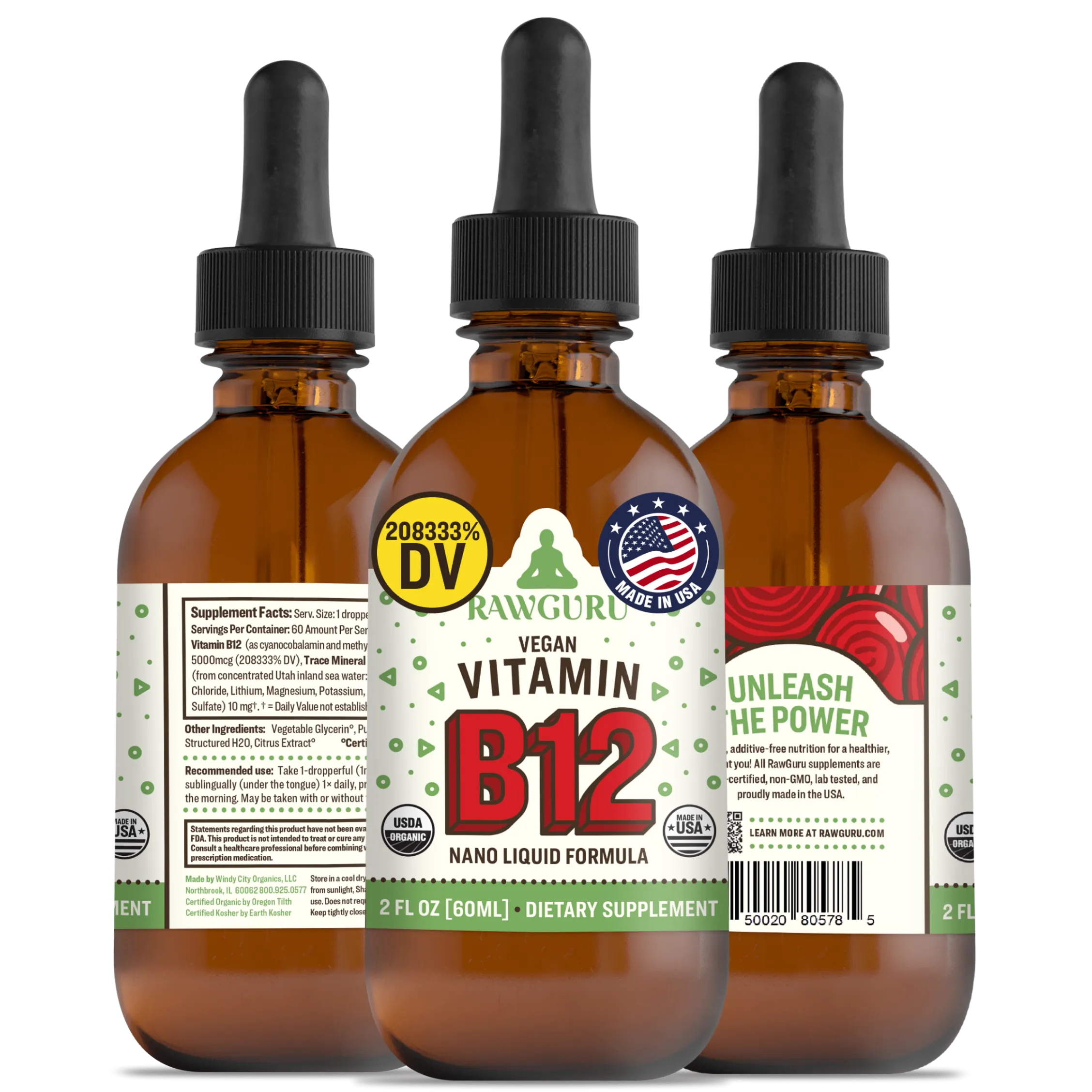 Organic Vegan Vitamin B12 Tincture