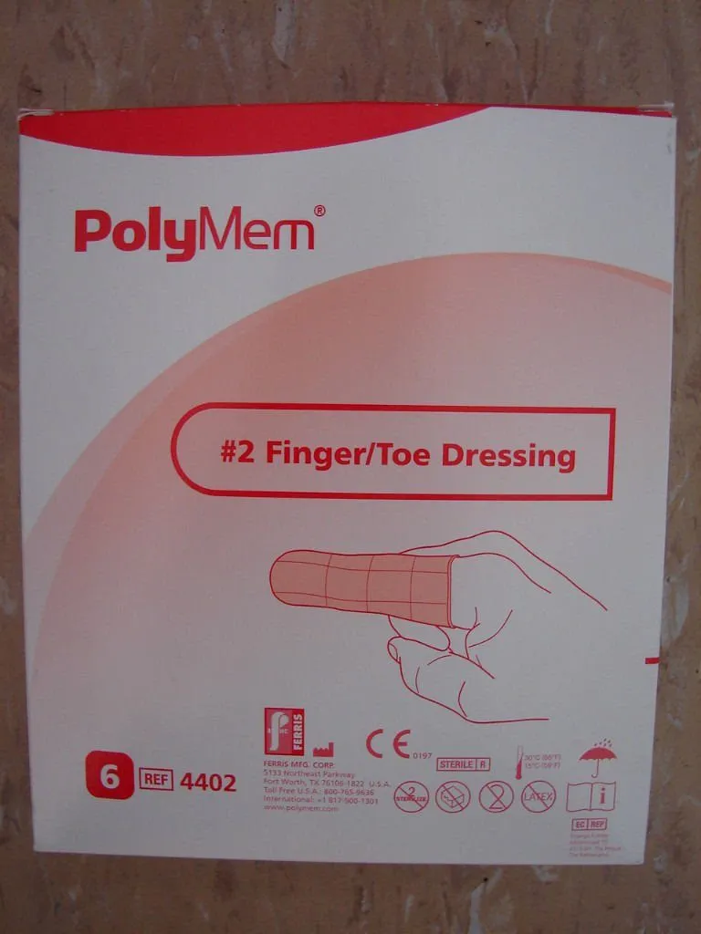 Polymem #2 Finger/Toe PolyMeric Membrane Dressing