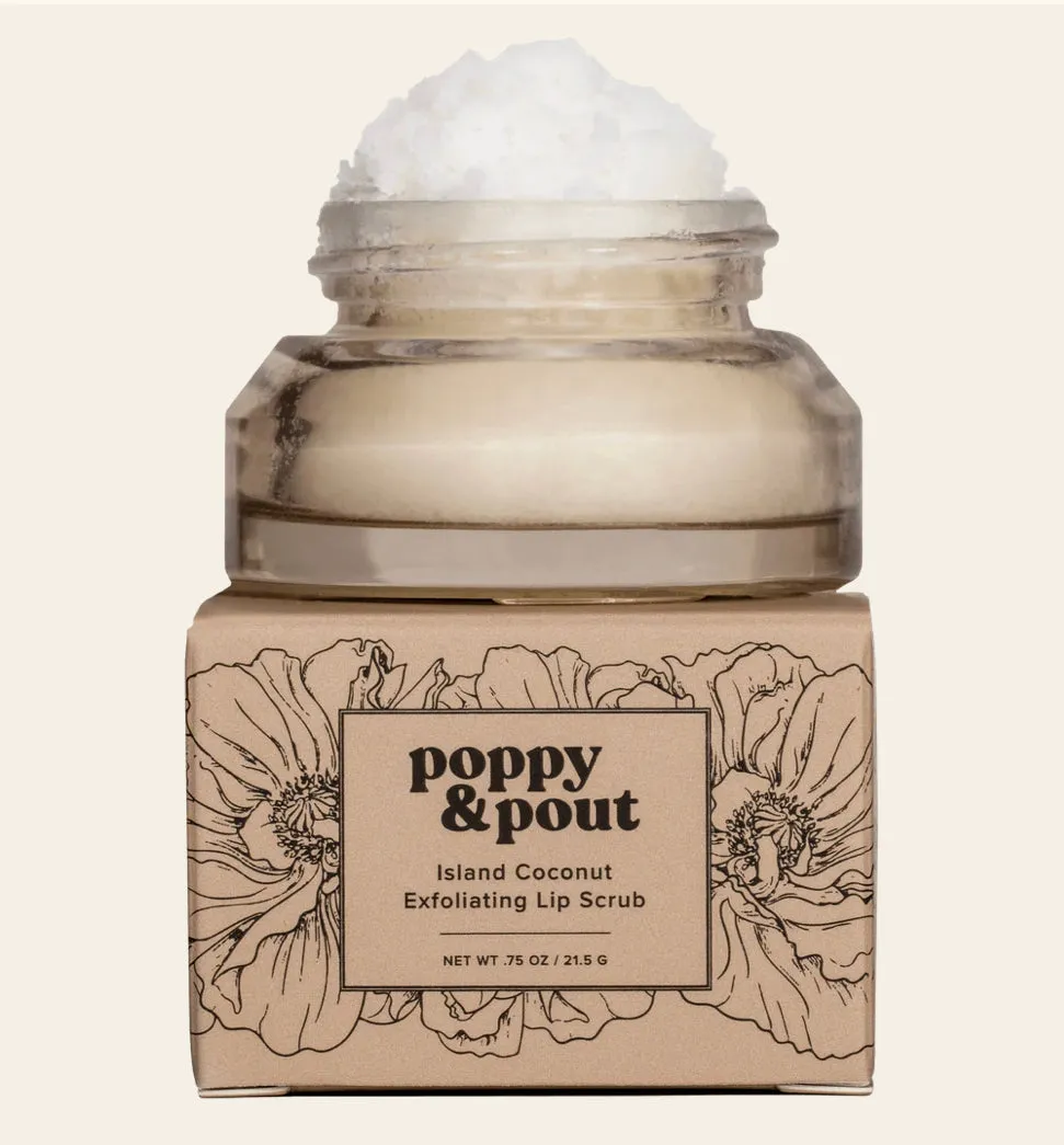 Poppy Pout Lip Scrubs