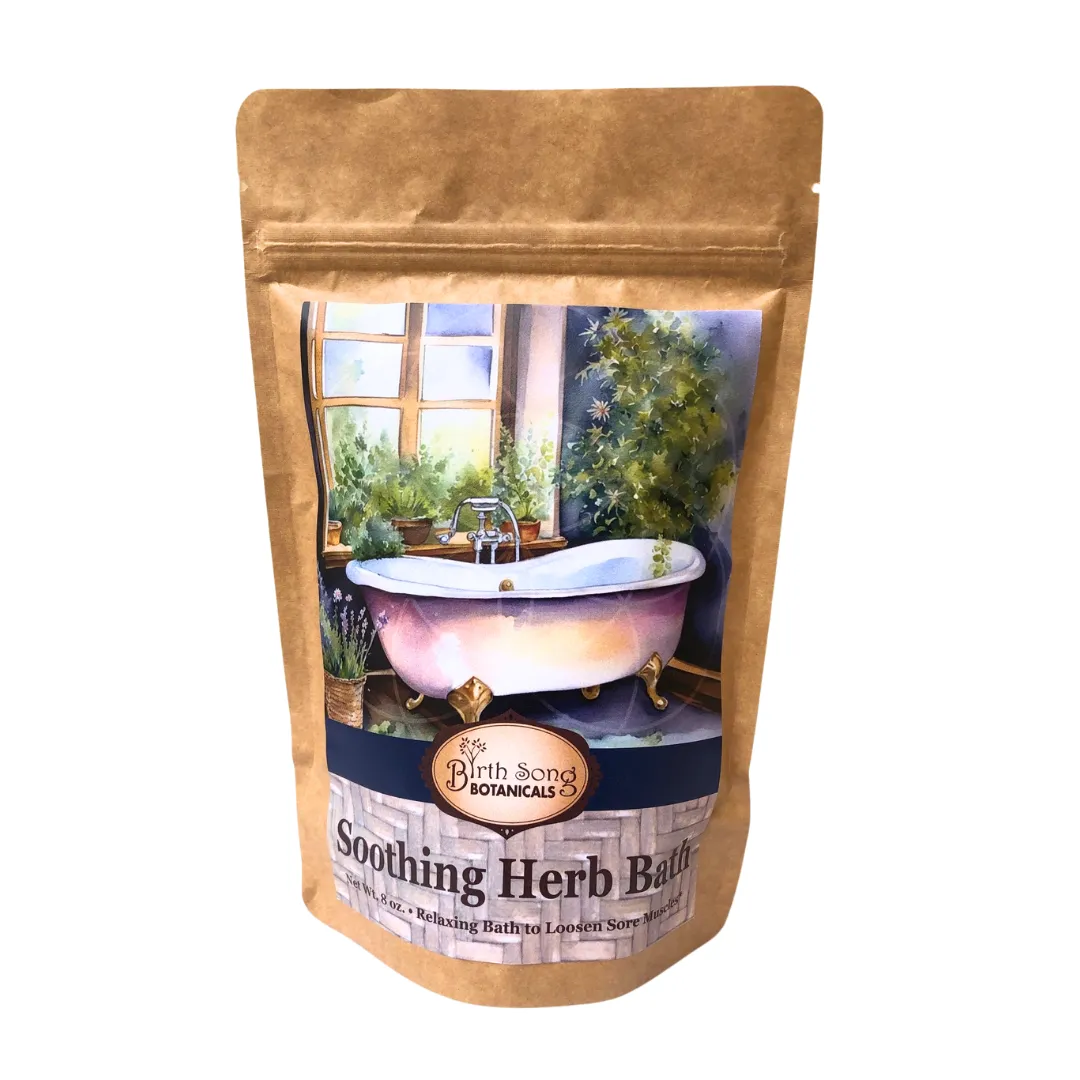 Relaxing and Soothing Herb Bath and Foot Soak, Melt Away Stress and Purify Your Energy* with Lavender and White Sage 16 oz.