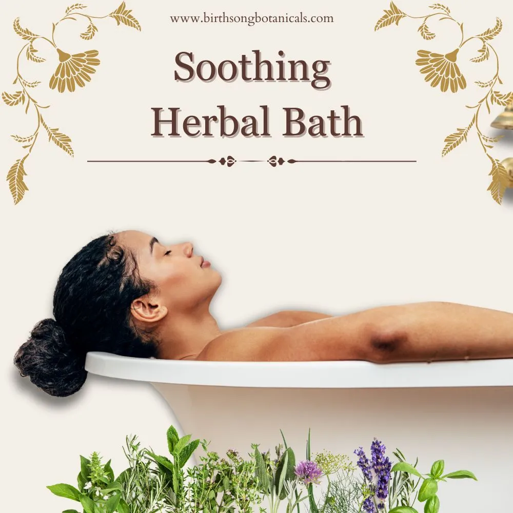 Relaxing and Soothing Herb Bath and Foot Soak, Melt Away Stress and Purify Your Energy* with Lavender and White Sage 16 oz.