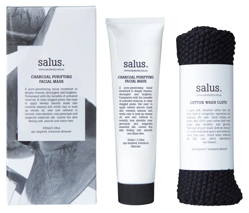 Salus Charcoal Facial Gift Set