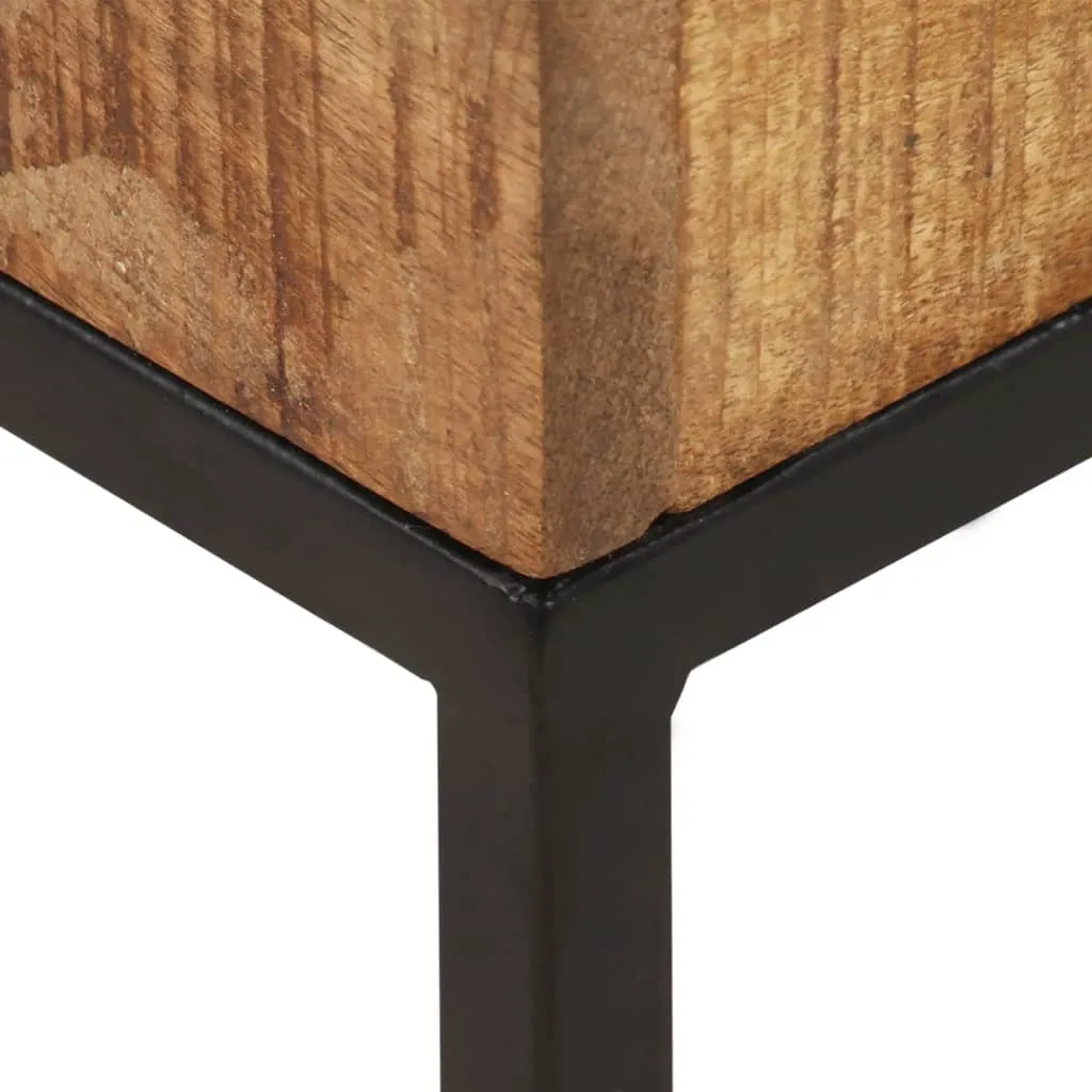 Side Table 30x30x33 cm Rough Mango Wood