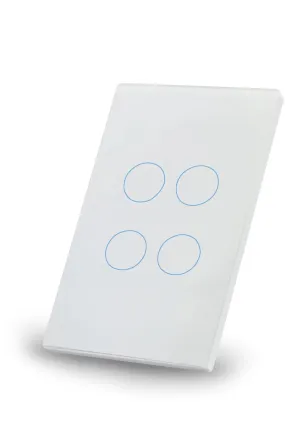 Smartlink Touch Panel Z-Wave Light Switch (4 Button)