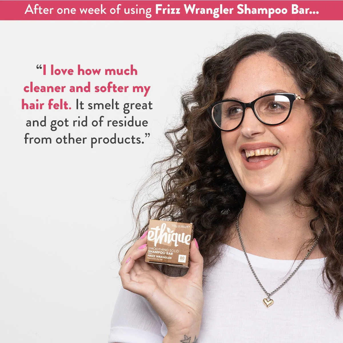 Smoothing Shampoo Bar for Frizzy Hair: Frizz Wrangler™