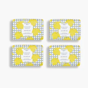 Sunshine Lemon Goat Milk Soap Set of 4