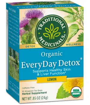 Traditional Medicinals Everyday Detox Lemon Tea 16ct